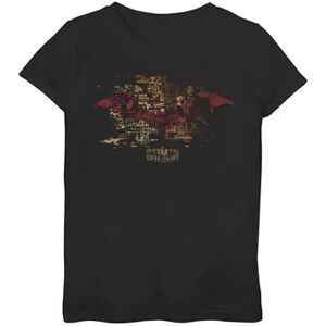 Licensed Character Girls 7-16 DC Comics The Batman Who Is Batman? Graphic Tee, Girl's, Size: XL, Black