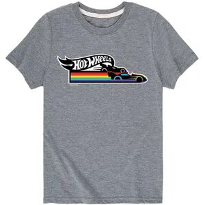 Licensed Character Boys 8-20 Hot Wheels Pride Flame Logo Graphic Tee, Boy's, Size: Small, Med Grey