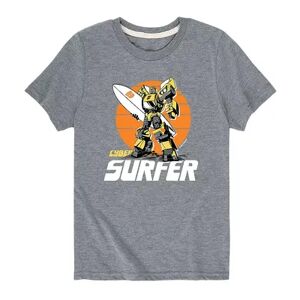 Licensed Character Boys 8-20 Transformers Cyber Surfer Graphic Tee, Boy's, Size: Medium, Grey