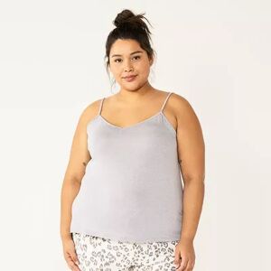 Plus Size Sonoma Goods For Life Truly Soft Pajama Cami, Women's, Size: 1XL, Med Grey