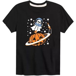 Licensed Character Boys 8-20 Halloween Space Ghost Pumpkin Graphic Tee, Boy's, Size: Small, Black