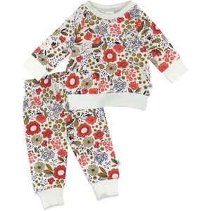 Baby Girl HONEST BABY CLOTHING Organic 2-piece Pajama Set, Infant Girl's, Size: Newborn, White