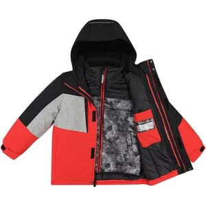 ZeroXposur Boys 4-20 ZeroXposur Tracker 3-in-1 Systems Heavyweight Jacket, Boy's, Size: XS(4/5), Red