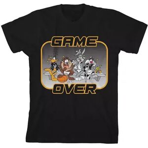 Licensed Character Boys 8-20 Space Jam 1996 Game Over Graphic Tee, Boy's, Size: Small, Black