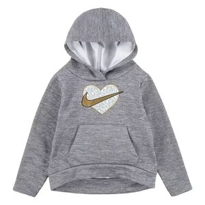 Nike Toddler Girl Nike Leopard Print Fleece High Low Pullover Hoodie, Toddler Girl's, Size: 2T, Grey