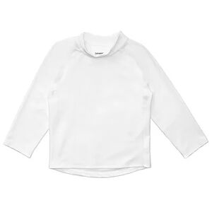 Leveret Kids Long Sleeve Rash Guard Black 12-18 Month, Infant Unisex, Size: 3T, White