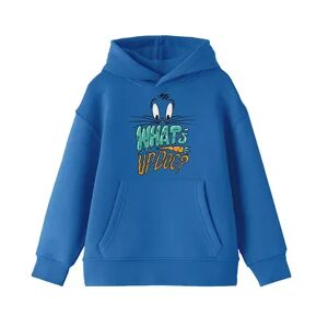 Licensed Character Boys 8-20 Looney Tunes Bugs Bunny Eyes Hoodie, Boy's, Size: XL, Blue