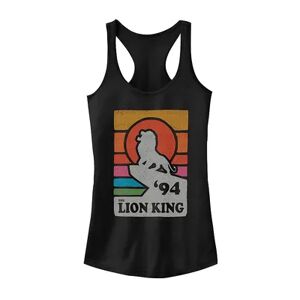 Licensed Character Juniors' Disney's Lion King Vintage Silhouette Poster Tank, Girl's, Size: XXL, Oxford