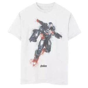 Licensed Character Boys 8-20 Marvel Avengers Endgame War Machine Paint Tee, Boy's, Size: XS, White