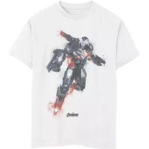 Licensed Character Boys 8-20 Marvel Avengers Endgame War Machine Paint Tee, Boy's, Size: Medium, White