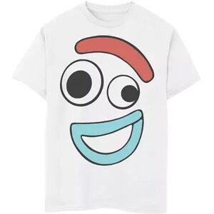 Disney / Pixar's Toy Story Boys 8-20 4 Forky Large Happy Face Graphic Tee, Boy's, White