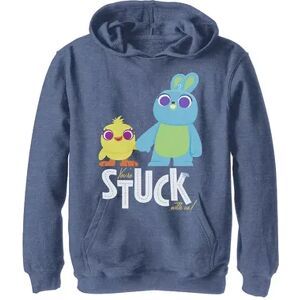 Disney / Pixar Toy Story 4 Boys 8-20 Ducky & Bunny Stuck With Us Pullover Hoodie, Boy's, Size: Medium, Blue