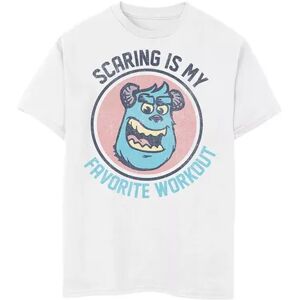 Disney / Pixar's Monsters Inc. Boys 8-20 My Workout Graphic Tee, Boy's, Size: Large, White