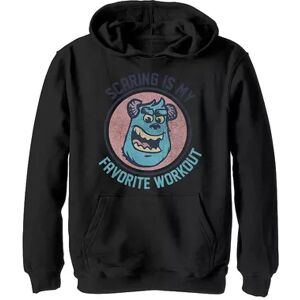 Disney / Pixar's Monsters Inc. Boys 8-20 My Workout Graphic Fleece Hoodie, Boy's, Size: Large, Black