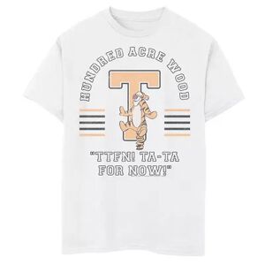 Disney s Winnie the Pooh Boys 8-20 Tigger Ta-Ta For Now Graphic Tee, Boy's, Size: Small, White