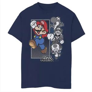 Licensed Character Boys 8-20 Nintendo Grey Gamers Color Pop Graphic Tee, Boy's, Size: Medium, Blue