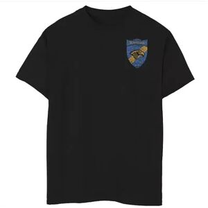 Harry Potter Boys 8-20 Harry Potter Ravenclaw Shield Left Chest Graphic Tee, Boy's, Size: Large, Black