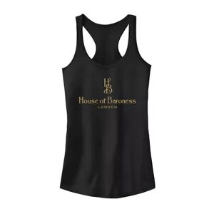 Licensed Character Disney's Cruella Juniors' House Of Baroness London Logo Graphic Tank Top, Girl's, Size: Large, Black