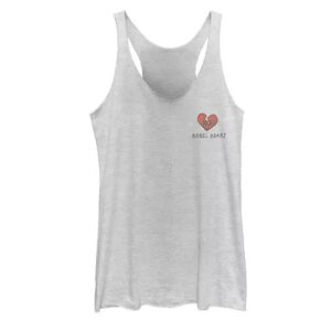 Licensed Character Disney's Cruella Juniors' Rebel Heart Logo Tank, Girl's, Size: XL, White