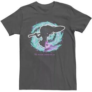 Licensed Character Juniors' Disney / Pixar Moana The Ocean Connects Us Galaxy Portrait Tee, Girl's, Size: Large, Grey