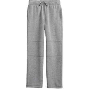 Jumping Beans Boys 4-12 Jumping Beans Fleece Pants with Knee Piecing in Regular, Slim & Husky, Boy's, Size: 4 HUSKY, Black