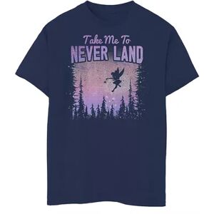 Boys 8-20 Disney Peter Pan Take Me To Neverland Night Sky Graphic Tee, Boy's, Size: Medium, Blue