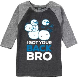 Licensed Character Boys 8-20 Got Your Back Snowman Graphic Raglan Tee, Boy's, Size: Medium, Grey