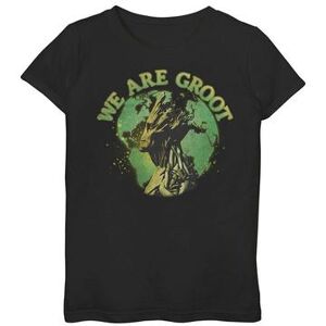 Marvel Girls 7-16 Marvel Guardians Of The Galaxy We Are Groot Earth Graphic Tee, Girl's, Size: XL, Black