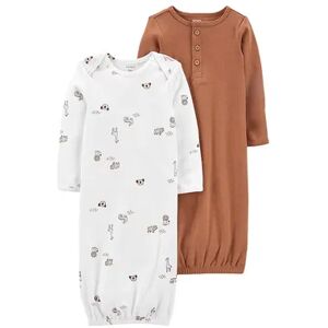 Carter's Baby Carter's 2-Pack Sleeper Gowns, Infant Boy's, Size: PREEMIE, Assorted