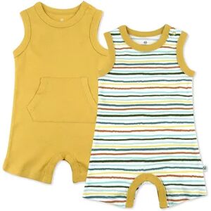 Baby HONEST BABY CLOTHING 2-pack Rompers, Infant Girl's, Size: Newborn, White