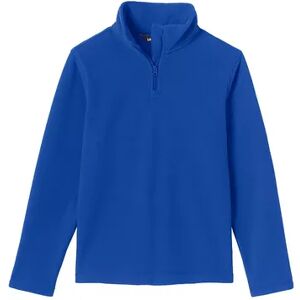 Lands' End Kids 2-20 Lands' End School Uniform Lightweight Fleece Quarter Zip Pullover, Boy's, Size: XS, Dark Blue