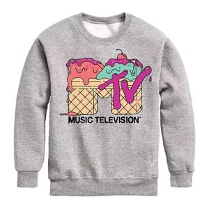 Licensed Character Boys 8-20 MTV Logo Ice Cream Fleece, Boy's, Size: Medium, Med Grey