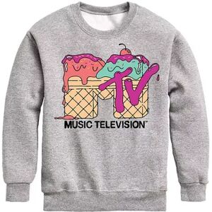 Licensed Character Boys 8-20 MTV Logo Ice Cream Fleece, Boy's, Size: Medium, Med Grey