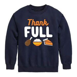 Licensed Character Boys 8-20 Thank Full Thanksgiving Sweatshirt, Boy's, Size: XL, Blue