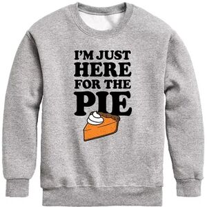 Licensed Character Boys 8-20 Here For The Pie Sweatshirt, Boy's, Size: XL, Med Grey