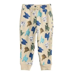 Jumping Beans Toddler Boy Jumping Beans Grogu Jogger Pants, Toddler Boy's, Size: 2T, Lt Beige