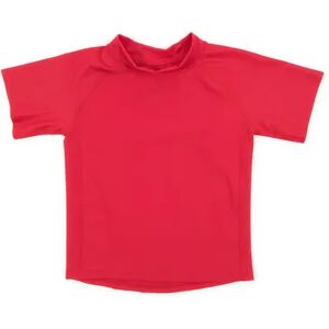 Leveret Kids Short Sleeve Rash Guard Red 3 Year, Infant Unisex, Size: 3T, Brt Red