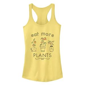 Unbranded Juniors' Fifth Sun Plant Munchies Racerback Tank, Girl's, Size: XXL, Med Yellow