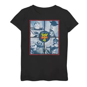 Licensed Character Girls 7-16 Disney / Pixar Toy Story 4 Panel Graphic Tee, Girl's, Size: Medium, Black