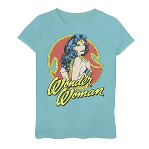 DC Comics Girls 7-16 Wonder Woman Wonder Woman Hero Graphic Tee, Girl's, Size: Small, Blue