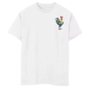 Disney s Moana Boys 8-20 Hei Hei Left Chest Portrait Graphic Tee, Boy's, Size: XL, White