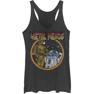 Juniors' Star Wars Metal Head Droids Tank Top, Girl's, Size: Small, Oxford