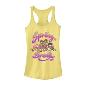 Licensed Character Juniors' Bratz Spring Break Sunset Group Shot Tank Top, Girl's, Size: XXL, Yellow