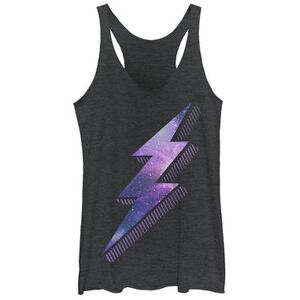 Unbranded Juniors' Purple Galaxy Lightning Bolt Tank Top, Girl's, Size: Medium, Oxford