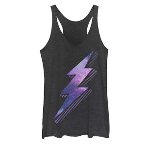 Unbranded Juniors' Purple Galaxy Lightning Bolt Tank Top, Girl's, Size: Large, Oxford