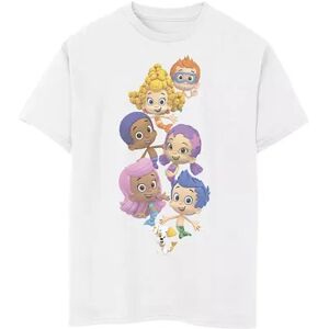 Boys 8-20 Nickelodeon Bubble Guppies Group Stack Collage Graphic Tee, Boy's, Size: XS, White