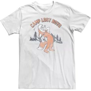 Licensed Character Big & Tall Disney Peter Pan Fox Slightly Camp Lost Boys Tee, Men's, Size: 5XL, White