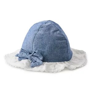 Unbranded Baby / Toddler Girl Chambray & Eyelet Sun Hat