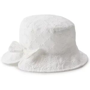 Unbranded Baby / Toddler Girl White Eyelet Lace Bucket Hat, Size: INFANT