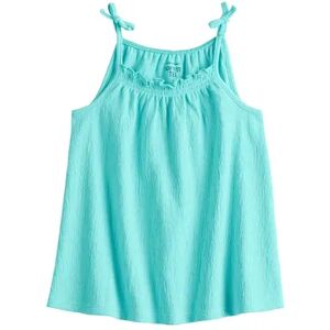 Toddler Girl Jumping Beans Bow Shoulder Strappy Swing Tank Top, Toddler Girl's, Size: 12 Months, Light Blue